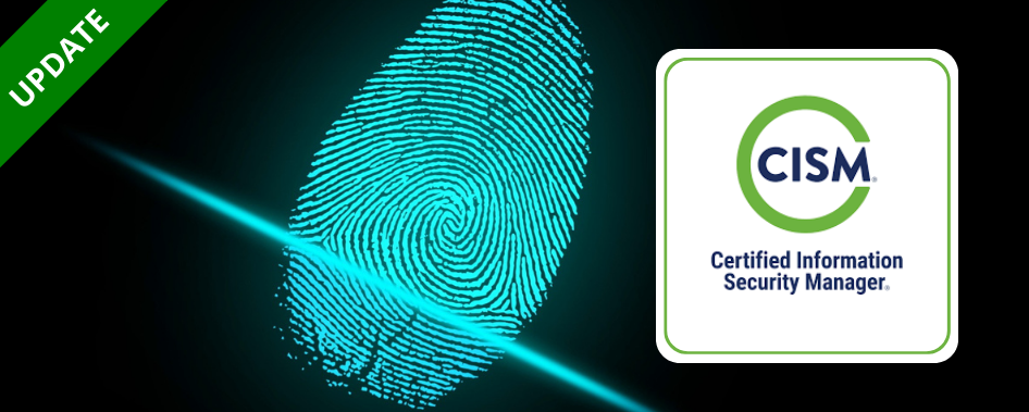 Banner Certified Information Security Manager 946x379